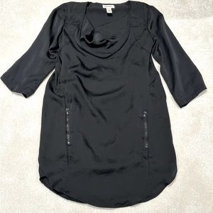 Diesel black cut out back dress